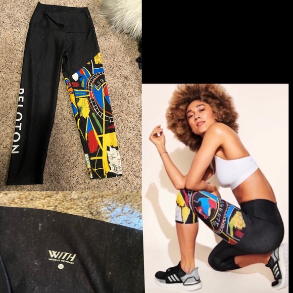 Peloton Pants - Peloton Basquiat Capri Leggings medium rare